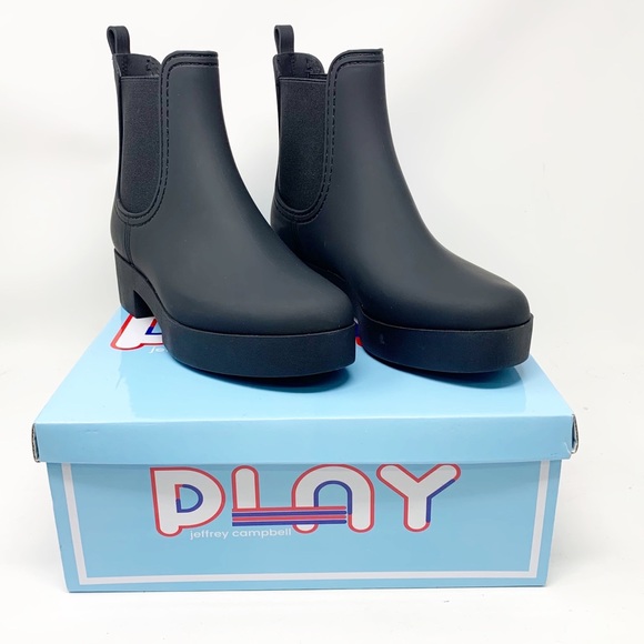 Jeffrey Campbell Hydra Waterproof Chelsea Boot - like NEW - Picture 1 of 7